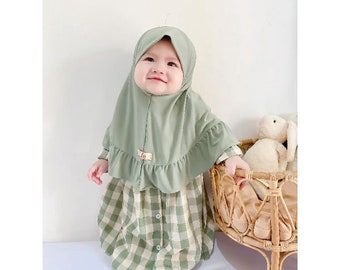 SQUARE 0 - 3 months Baby abaya Sets Hijab, muslim baby hijab sets