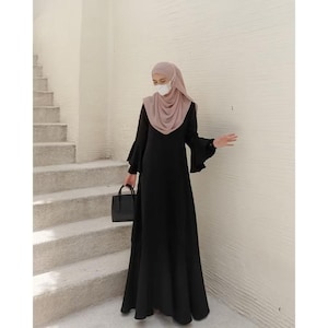 Black Modest Abaya for Women (Abaya Only)