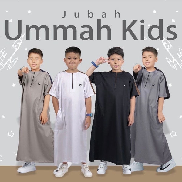 UMMAH kids thobe, boy's arabian thobe, boy's umrah thobe