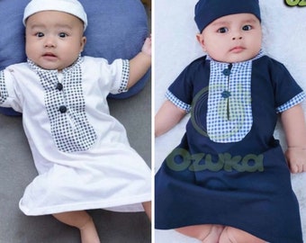 0 - 6 month Baby boy muslim abaya sets, abaya sets baby boy