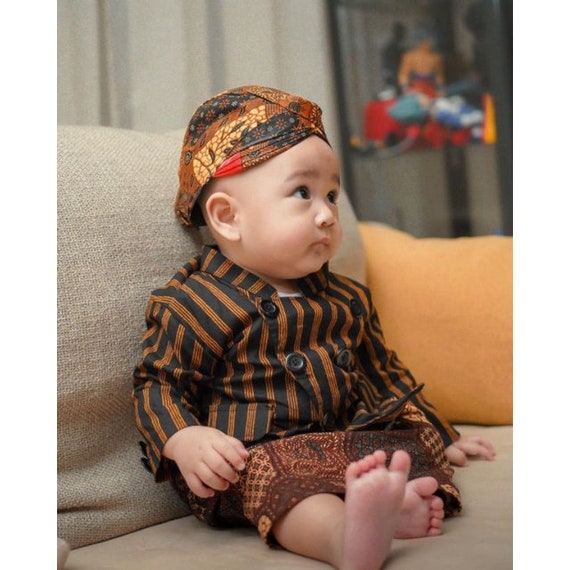 0 12 Months Batik Lurik Sets Baby Boy Baby Boy Batik Costume