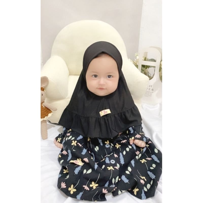 トップス ANDMARY Bebe ribbon set tops black ANDMARY】Baby ribbon tops