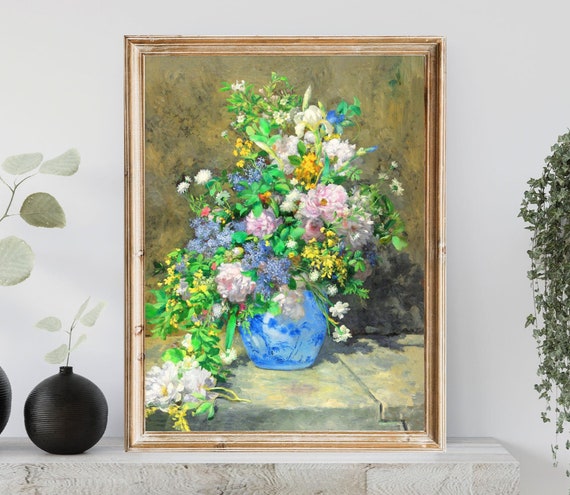 A.キャンバス 額縁付「ルノワール “春の花束”」 | Art work shop