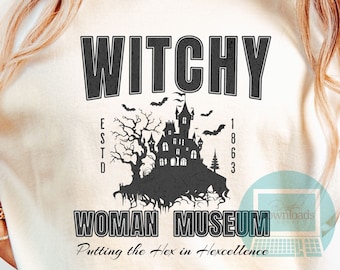Vintage Witch Halloween PNG: Spooky Black Candle Design (Digital Download)