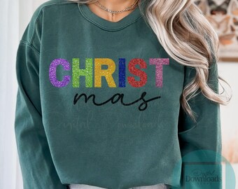 Merry Christ Mas Png, Christian Christmas Png, Jesus Christmas Png, Santa Claus Png, Christmas Png, Merry Christmas Png, Retro Christmas Png