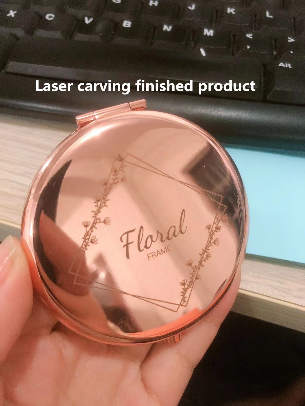 Personalized Compact Mirror Pocket Mirror Bridesmaid Gift Etsy