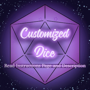 Anpassade DND-tärningar | Dungeons & Dragons | Tärningsdesign