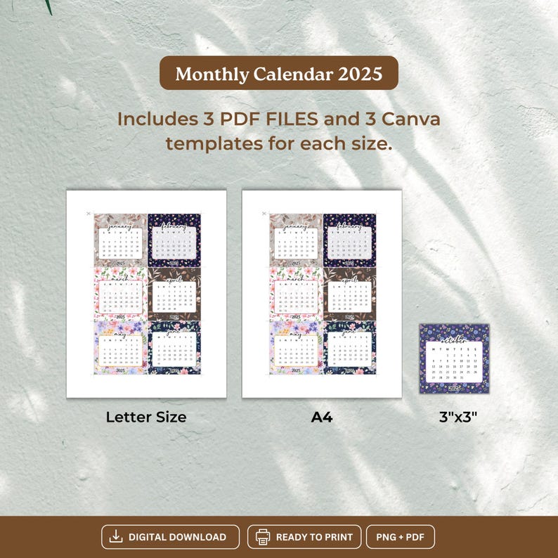 2025 Printable 3x3 Mini Watercolor - Il 794xN.6475416714 1m51