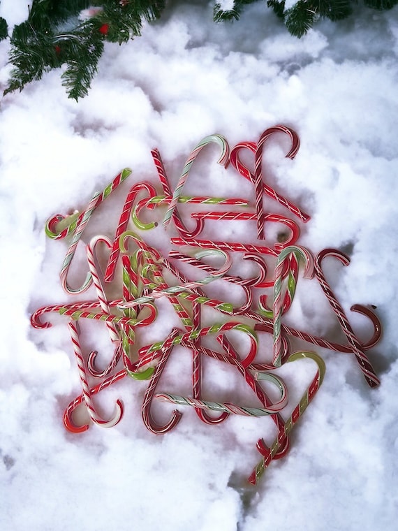 Tiny 2 inch Candy Canes!! 96 COE