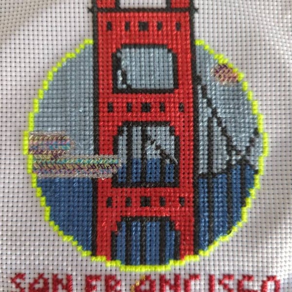 San Francisco Cross Stitch Etsy