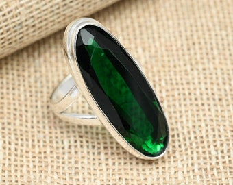 Chrome Diopside Ring Gemstone 925 Sterling Silver Ring Handmade Ring Chrome Diopside Ring Gift For Love Jewelry Gift For Her