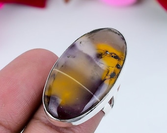 Mookaite Ring Gemstone 925 Sterling Silver Ring Handmade Ring Mookaite Ring Women's For Love Ring Gift For Her