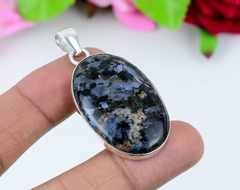 Mystic Merlinite Pendant Gemstone Handmade Pendant 925 Sterling Silver Beautiful Pendant Mystic Merlinite Pendant Gift For Love