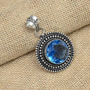 Tanzanite Pendant Gemstone Handmade Pendant 925 Sterling Silver Beautiful Pendant Tanzanite Pendant Gift For Love