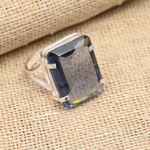 Iolite Gemstone Handmade Jewelry 925 Sterling Silver Ring Jewelry Charming Iolite Silver Ring Jewelry Iolite Jewelry Birthday Gifts