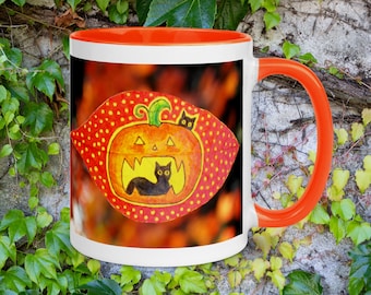 Pumpkin Kitties Mug (Orange)