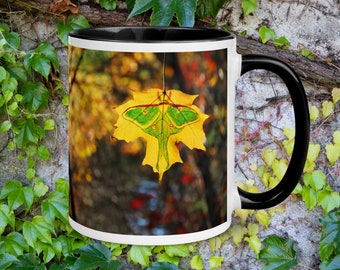 Luna Moth Mug (Black)