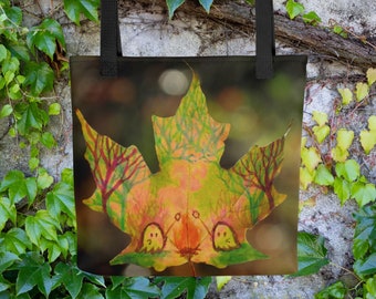 Ghost Campfire Tote