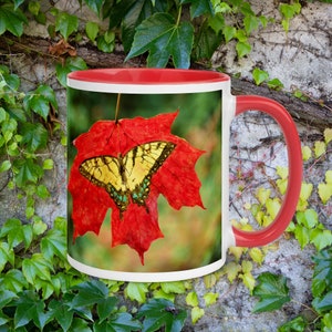Tiger Swallowtail Mug (Red)
