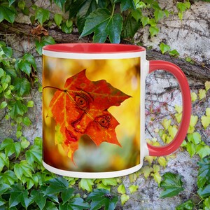 Leaf Peeping Mug (Red)