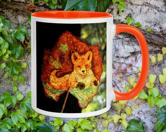 Contented Fox Mug (Orange)