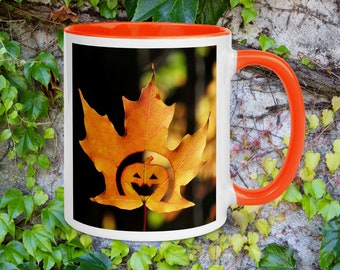 Leaf-O-Lantern Mug (Orange)