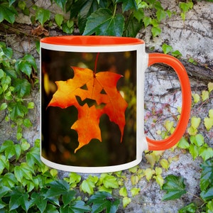 Jack-O-Leaf Mug (Orange)