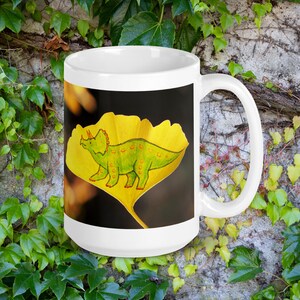 Ginkgo Triceratops Mug (Large)