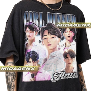 Limited Girl Dinner Jinu Saja Boys Kpop Demon Hunters Vintage T-Shirt, Gift For Women and Man Unisex T-Shirt JS40