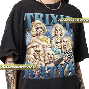 Limited Trixe and Katya Vintage T-Shirt, Gift For Women and Man Unisex T-Shirt