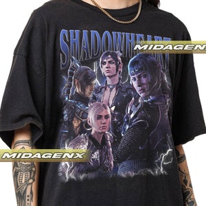 Limited Shadowheart Baldurs Gate 3 Vintage T-Shirt, Gift For Women and Man Unisex T-Shirt New007