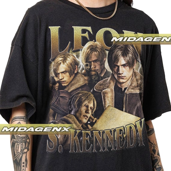 Buy Limited Leon S. Kennedy Vintage T-shirt, Gift for Women and 