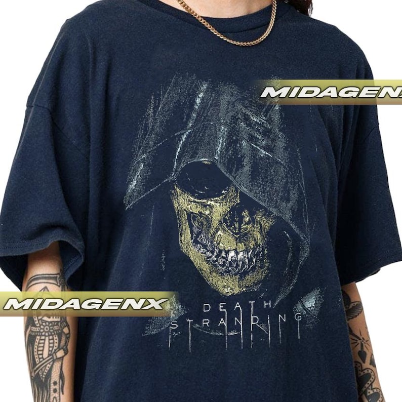Death Stranding Shirt | Hideo Kojima Game Tee | Sam Bridges Sci-Fi Aesthetic | Gamer Gift image 2