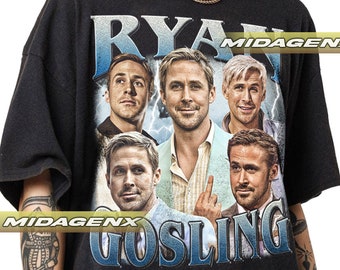 Limited Ryan Gosling Vintage T-Shirt, Gift For Women and Man Unisex T-Shirt