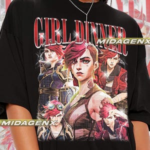 Limited Girl Dinner Vi Arcane Vintage T-Shirt, Gift For Women and Man Unisex T-Shirt  GV57