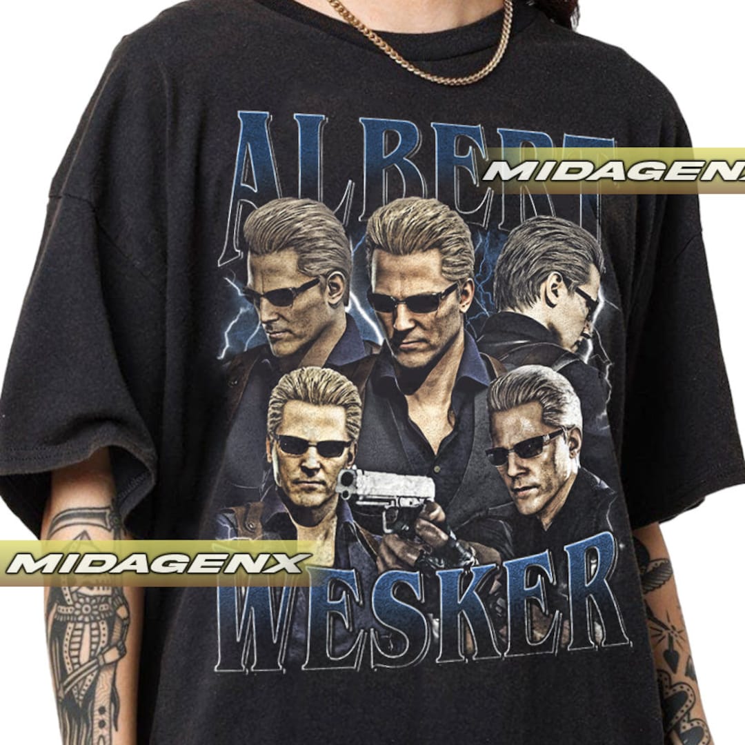 バイオハザード ウェスカー Tシャツ XL 限定版 アルバート・ウェスカー バイオハザード ヴィンテージTシャツ