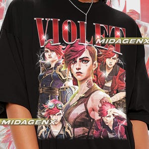 Limited Vi Arcane Vintage T-Shirt, Gift For Women and Man Unisex T-Shirt VI99