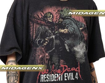 Resident Evil Leon Kennedy Horror Game Tee | Cult Classic Survival Horror RD40