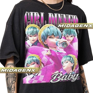 Limited Girl Dinner Baby Saja Boys Kpop Demon Hunters Vintage T-Shirt, Gift For Women and Man Unisex T-Shirt WS19