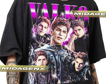 T-shirt Valko Love and Deepspace vintage années 90 en édition limitée | Jeu vidéo Love and Deepspace | Cadeau unisexe pour femme et homme