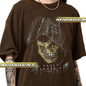 Death Stranding Shirt | Hideo Kojima Game Tee | Sam Bridges Sci-Fi Aesthetic | Gamer Gift image 3