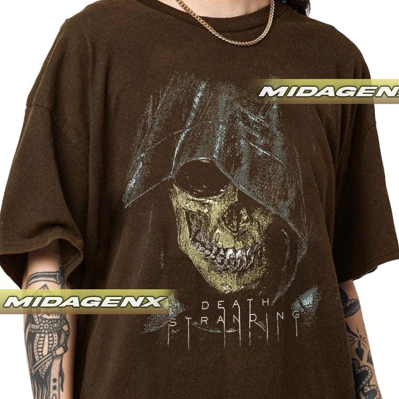 Death Stranding Shirt | Hideo Kojima Game Tee | Sam Bridges Sci-Fi Aesthetic | Gamer Gift image 3