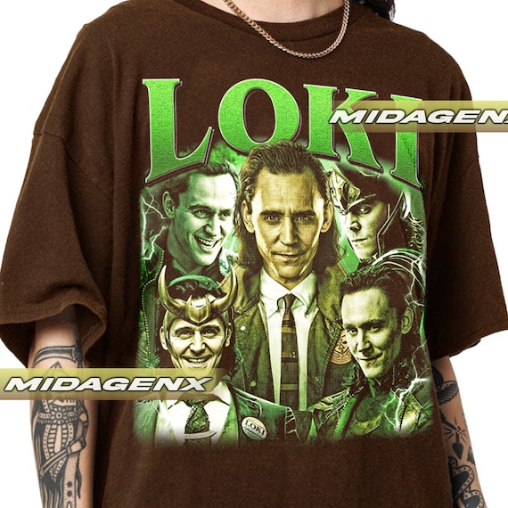 Limited Loki Tom Hiddleston Vintage T-shirt, Gift for Women and