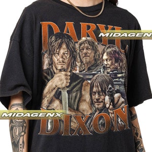 Limited Daryl Dixon The Walking Dead Vintage T-Shirt, Gift For Women and Man Unisex T-Shirt