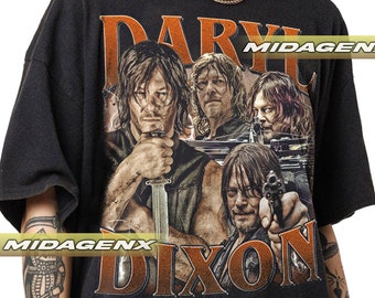 Limited Daryl Dixon The Walking Dead Vintage T-Shirt, Gift For Women and Man Unisex T-Shirt