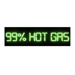 99% HOT GAS | Bumper Sticker