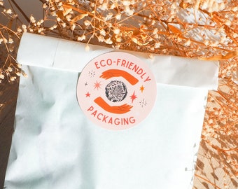 Eco-Friendly Packaging Stickers: Matte Paper Stickers