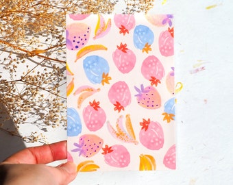 Fruity Insert Cards: Eco-Friendly Small Business Packaging
