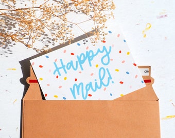 Happy Mail Cards: Eco-Friendly Small Business Packaging