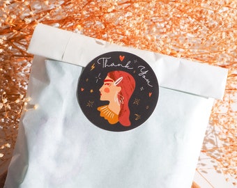 Eco-Friendly Thank You Stickers: Small Business Packaging